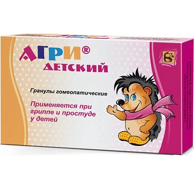 Купить Агри 10 г 2 шт гранулы гомеопатические для детей