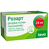 Купить Розарт 20 мг 90 шт таблетки покрытые пленочной оболочкой