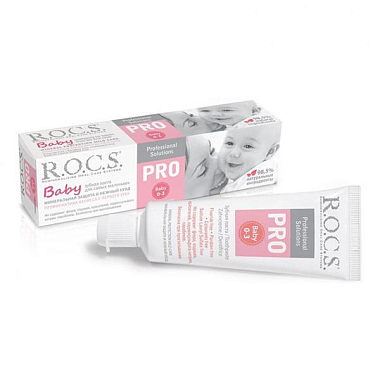 Купить Rocs Pro Baby 0-3лет зубная паста 45 г минеральная защита и нежный уход