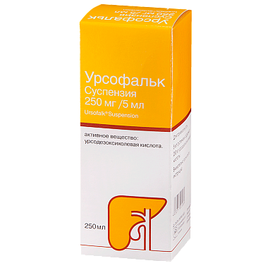Купить Урсофальк 250 мг/5 мл 250 мл суспензия для приема внутрь