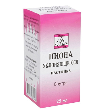 Купить Пиона Уклоняющегося 25 мл настойка