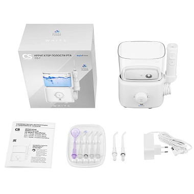 Купить CS Medica Aquapulsar Dual Floss CS-7 White ирригатор полости рта