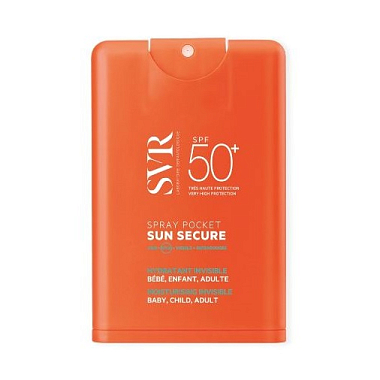 Купить SVR Безопасное солнце 20 мл увлажняющий спрей компактный SPF-50+