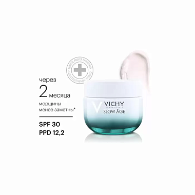 Купить Vichy Slow Age крем укрепляющий для сухой и нормальной кожи SPF30, 50мл